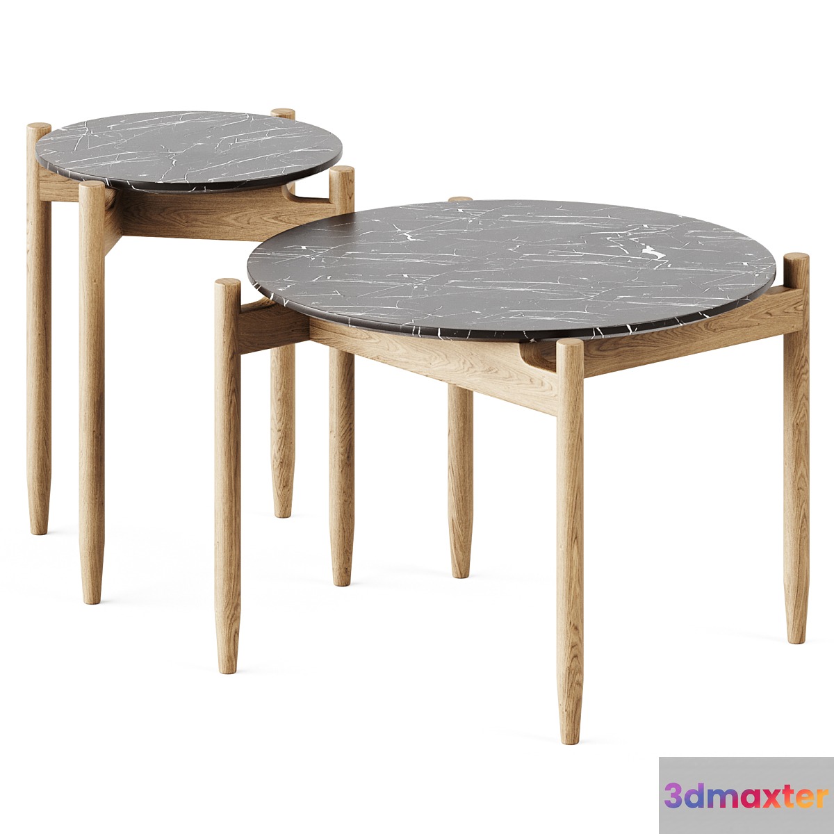 Low round marble coffee table Juli by Amura - No.2