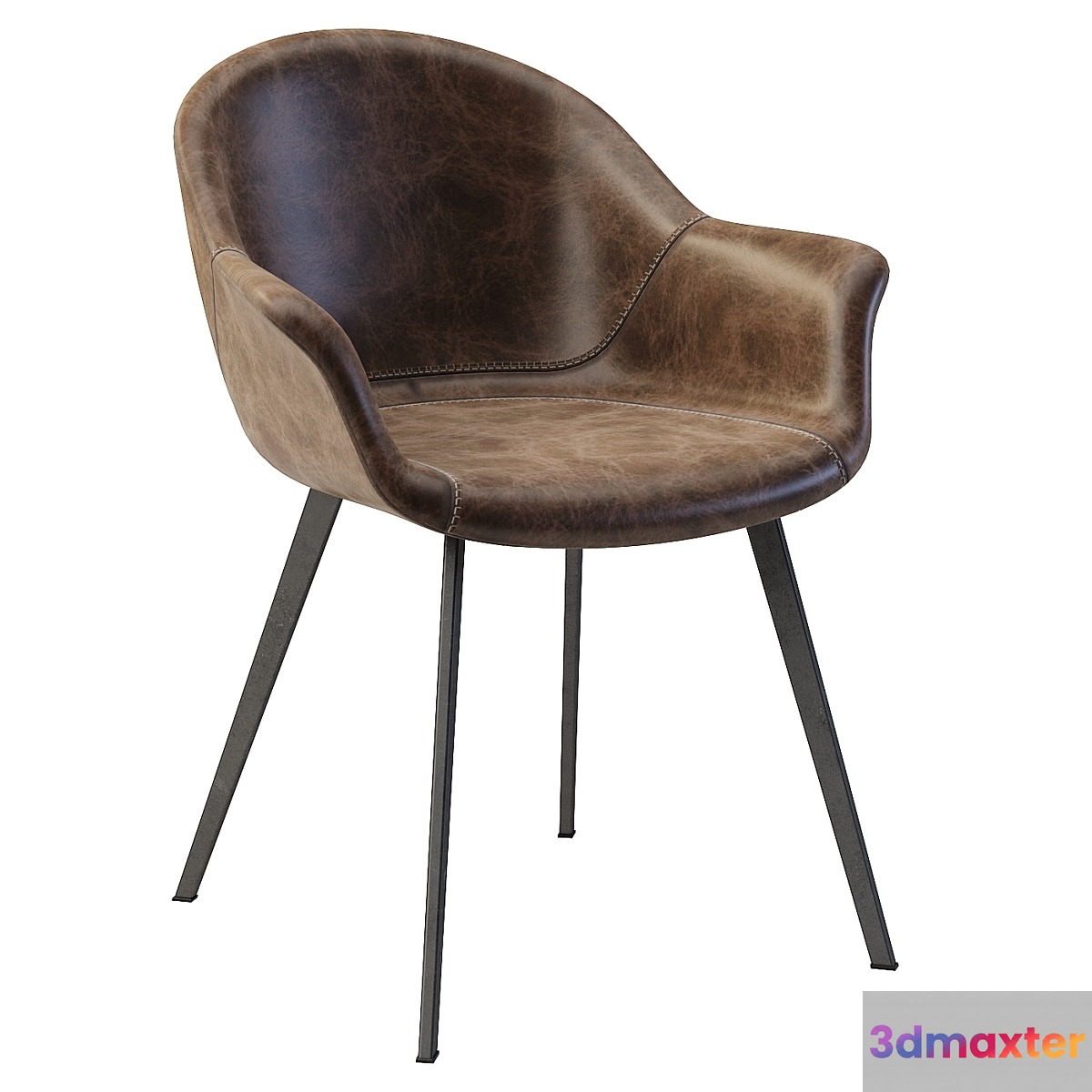 Dublin Mid-Century Modern Dining Tub Chair