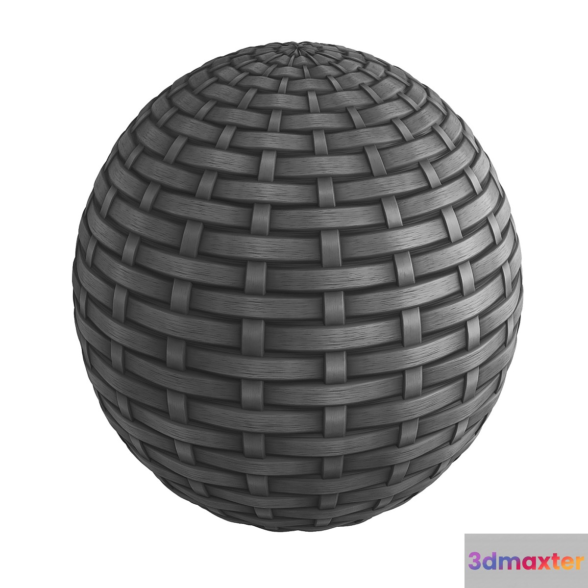 Gray rattan material 3D Max