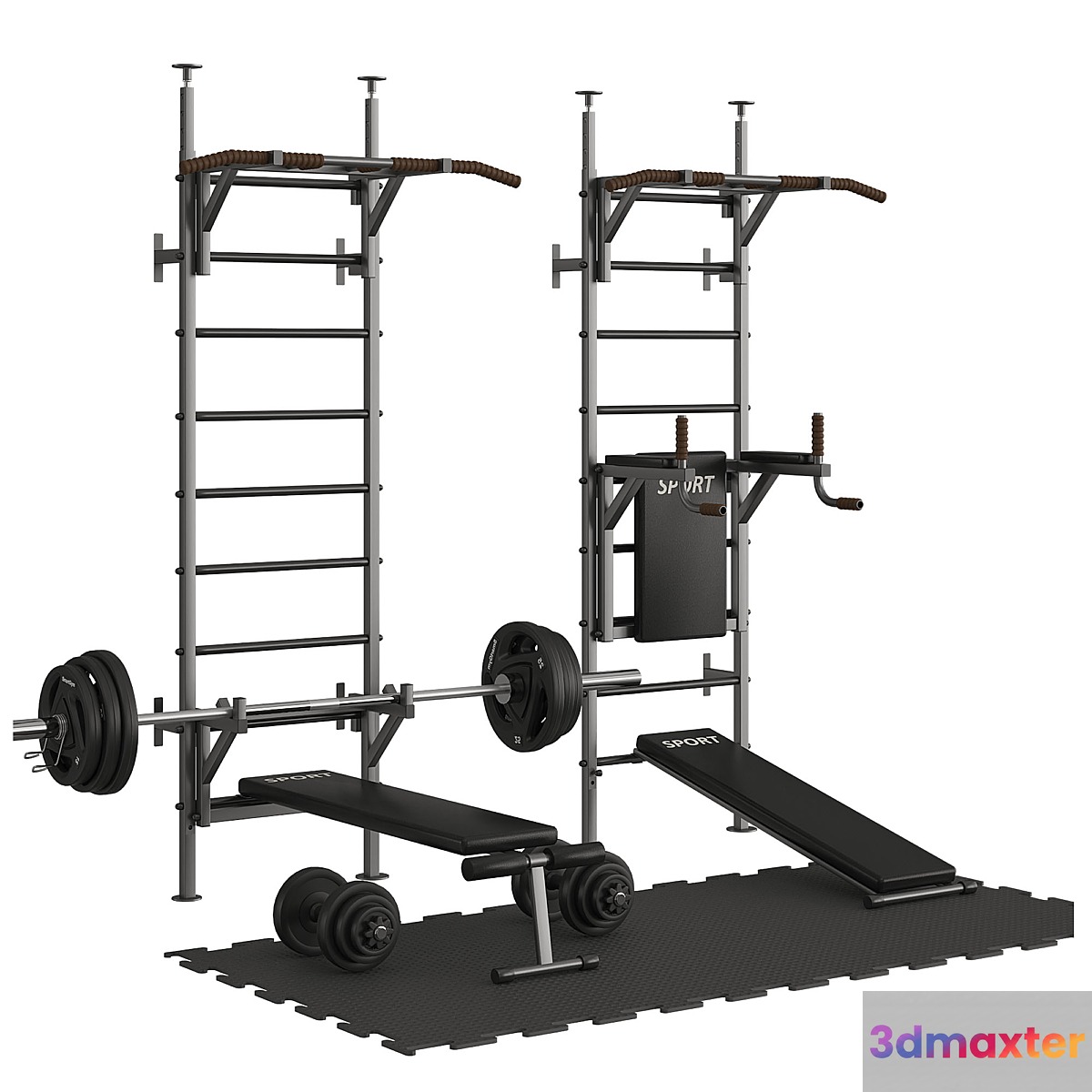 Sport Swedish Wall 3D Max