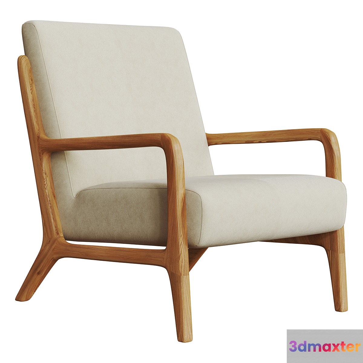 Zara Home Ash Wood and Linen Armchair