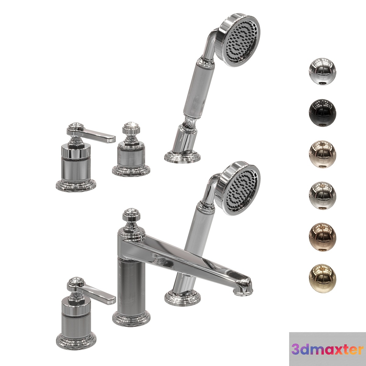 Gessi - Venti20 Art. 65043 65037 3D Max
