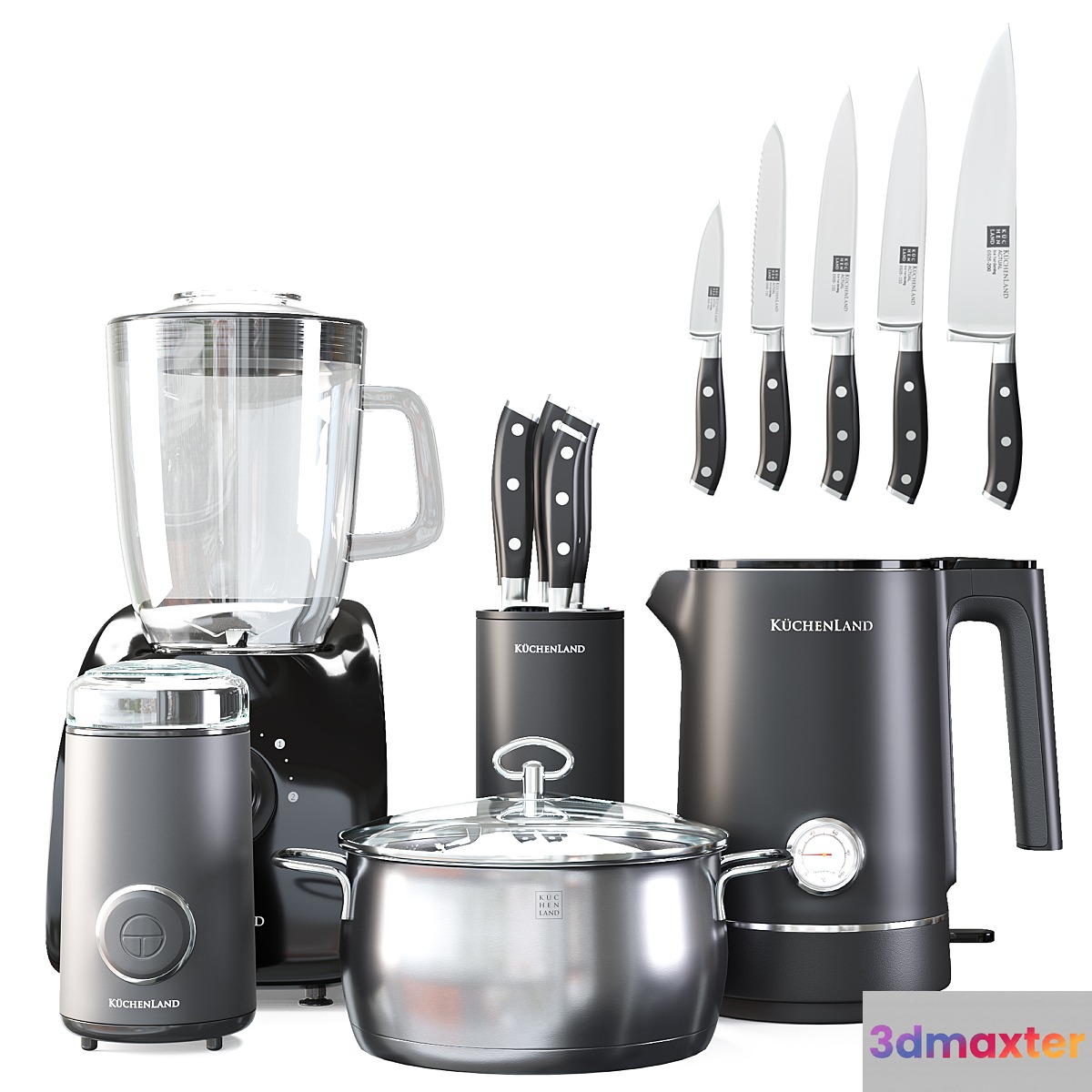 KüchenLand Kitchen Set 3D Max