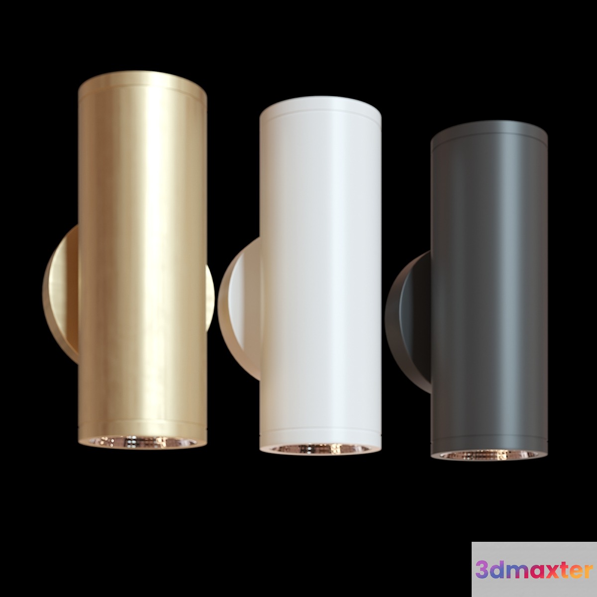 Spot Lighting housing Wall Lamp 3D Max