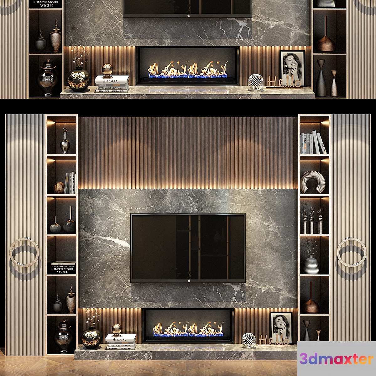 TV shelf 0432 3D Max