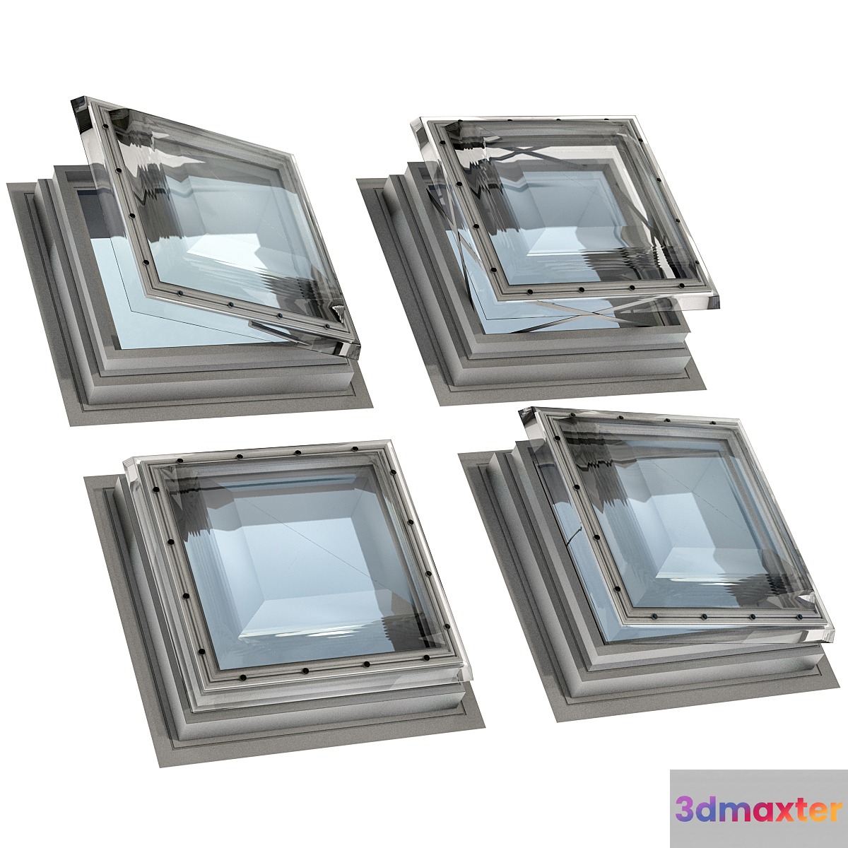 Roof window hatch aerator dormer attic skylights