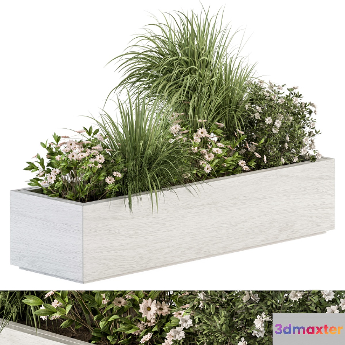 Outdoor Plant Set 290 - Plant Box