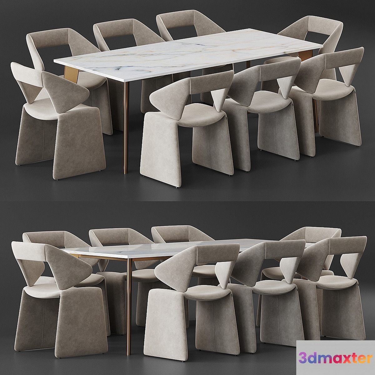 Artifort Suit chair Harper Brass table - No.2