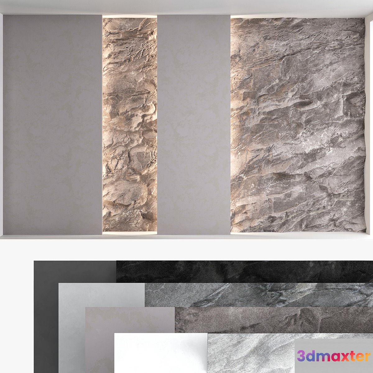 Decorative wall panel set 60