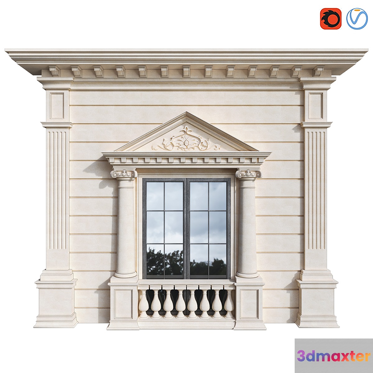 Classic Facade Element - No.6