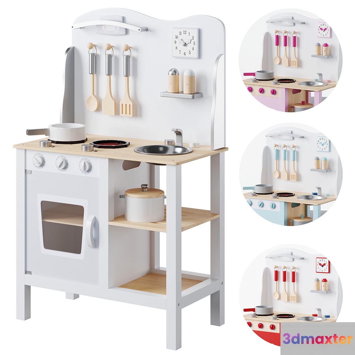 New Classic Toys Children's kitchen 2 3D Max