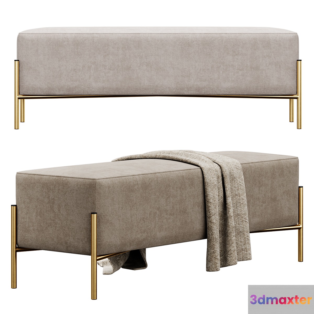 Ivor Upholstered Bench by Etta Avenue