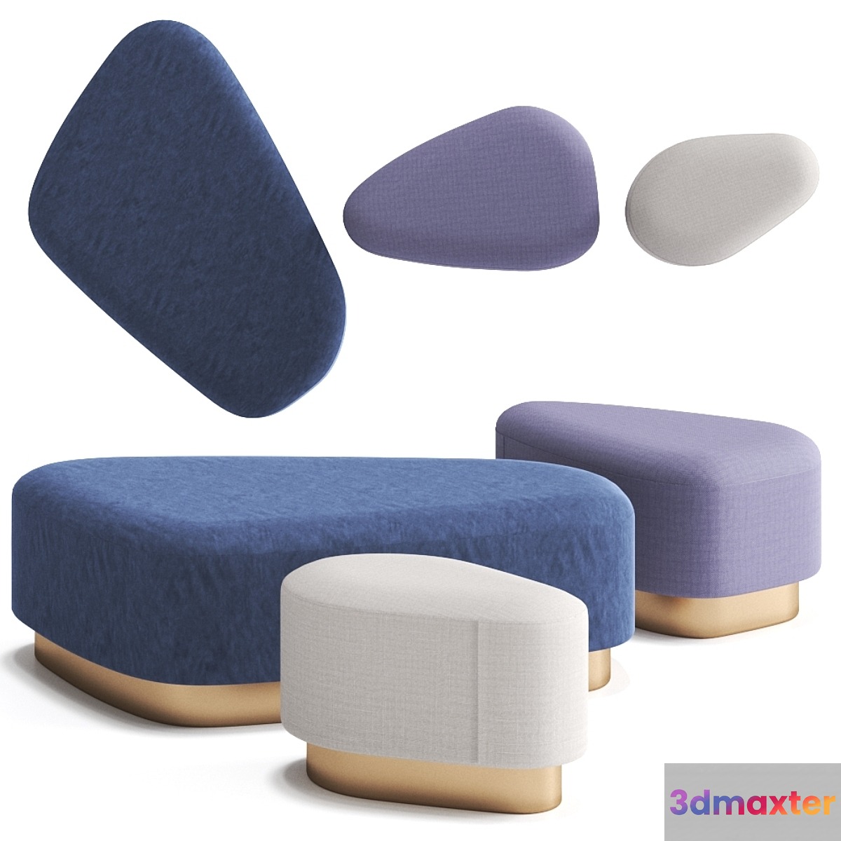 Island Pouf by Saba Italia