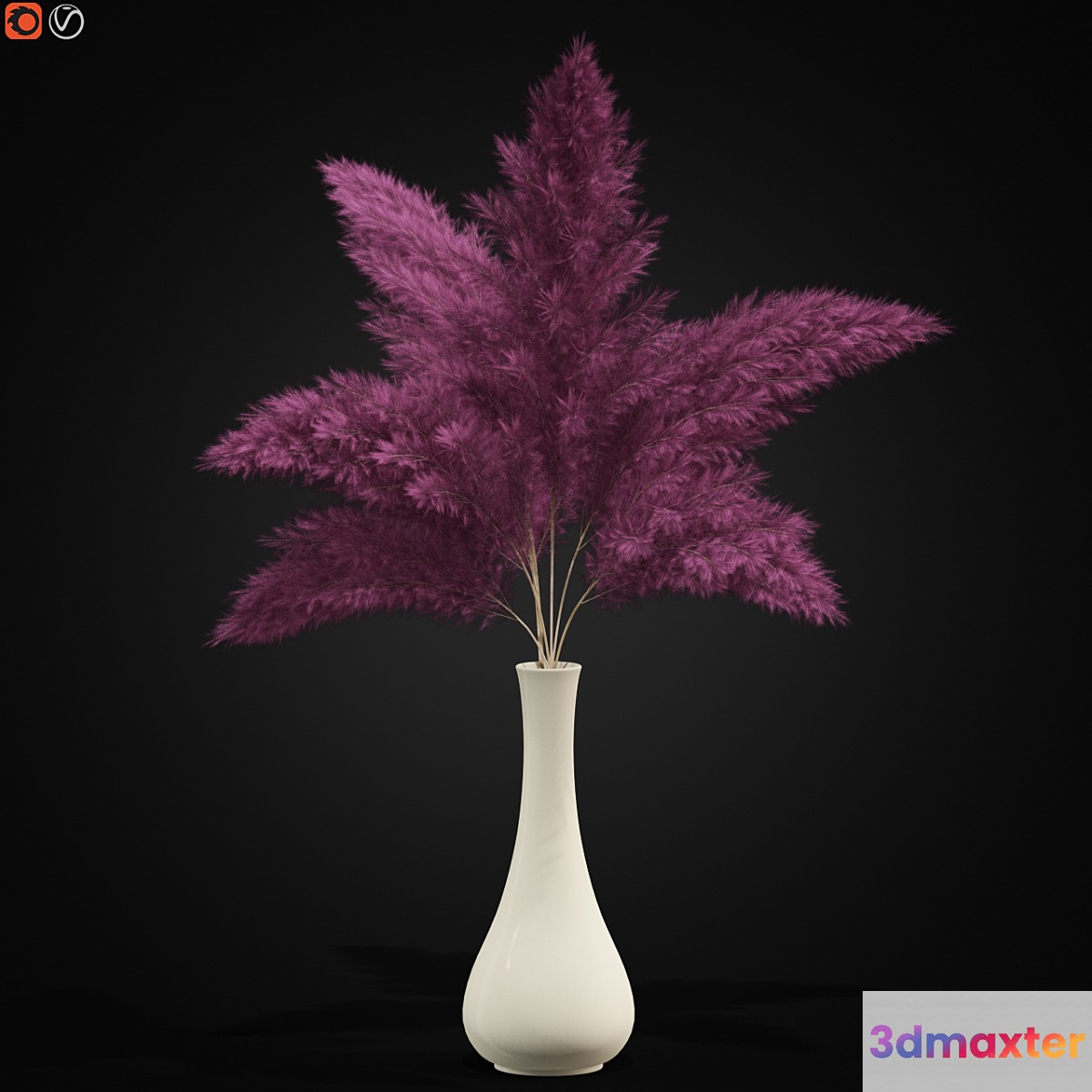 Bouquet of pink pampas - No.2