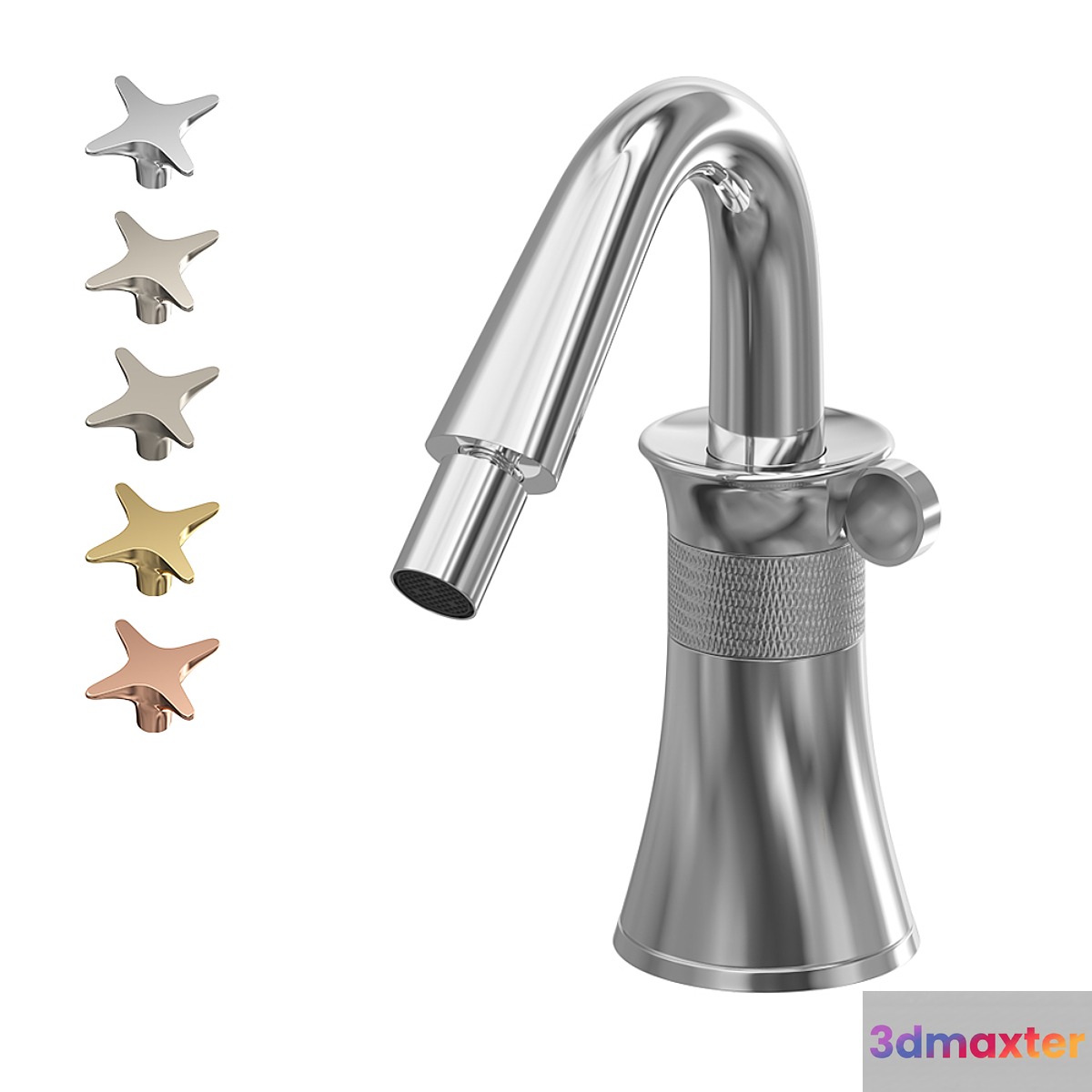 Single-hole bidet mixer Stella 130