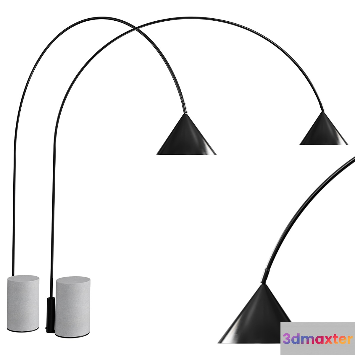 OZZ Arc lamp By Miniforms