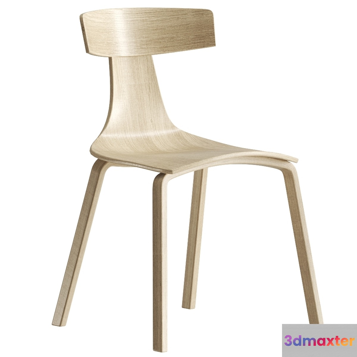 Remo Wood Chair 1415-10 by Plank