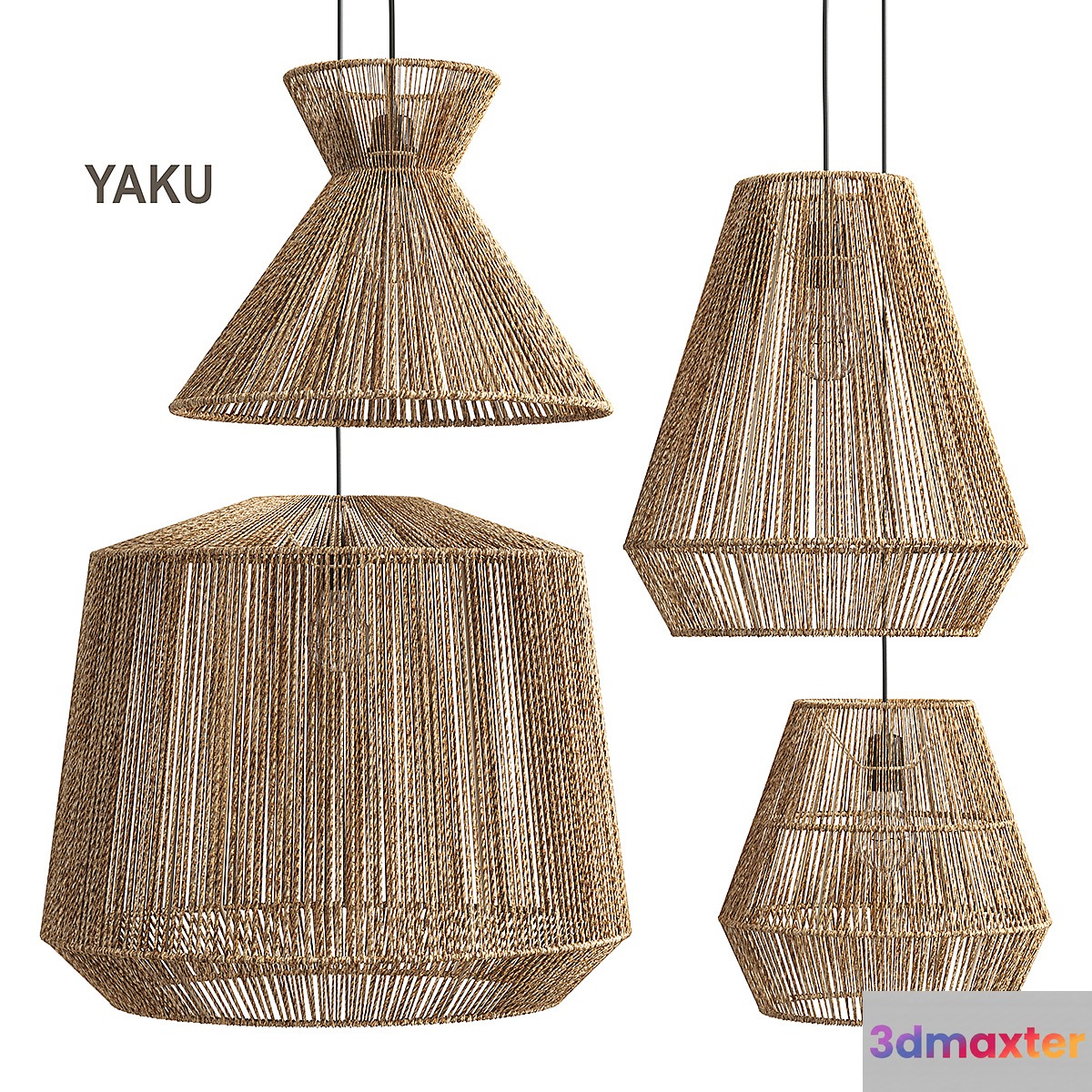 Hemp lamp Yaku LA REDOUTE