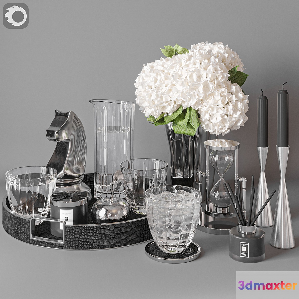 Decoration Set 36 - Chrome set