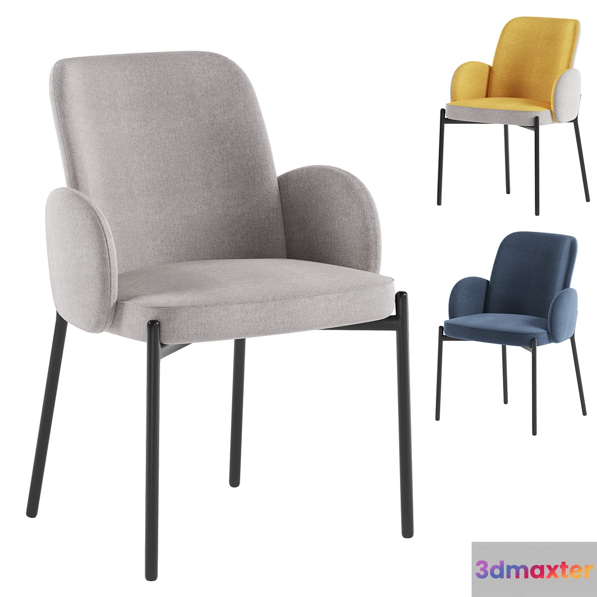 M- City Nikki chair 3D Max