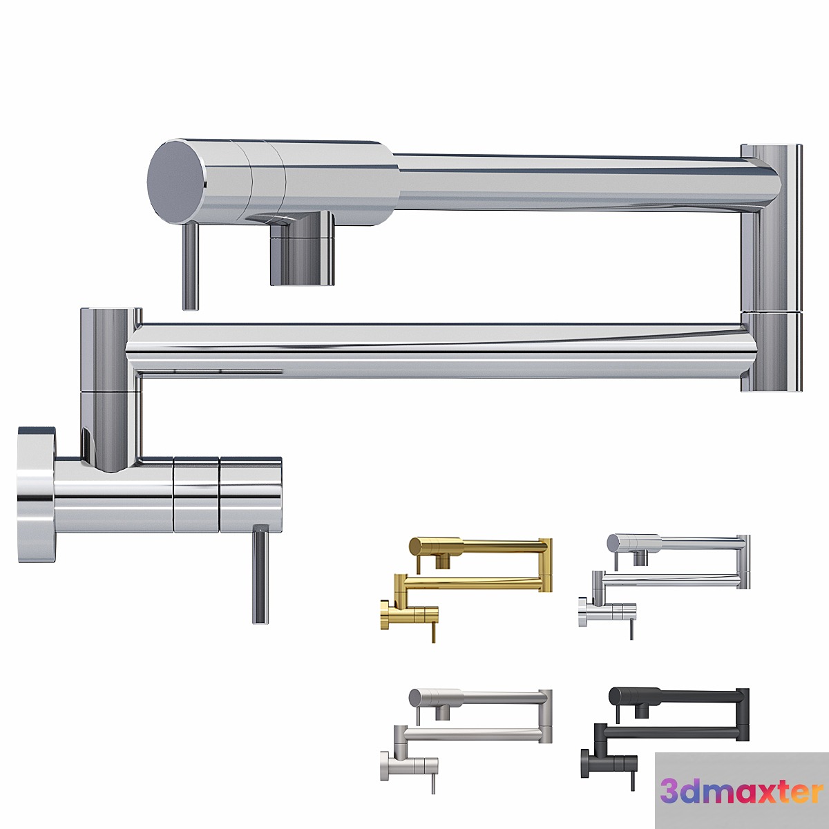 Rohl Modern Pot Filler 3D Max