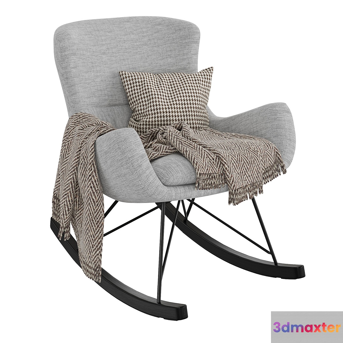 Rocking Chair Otilia 3D Max