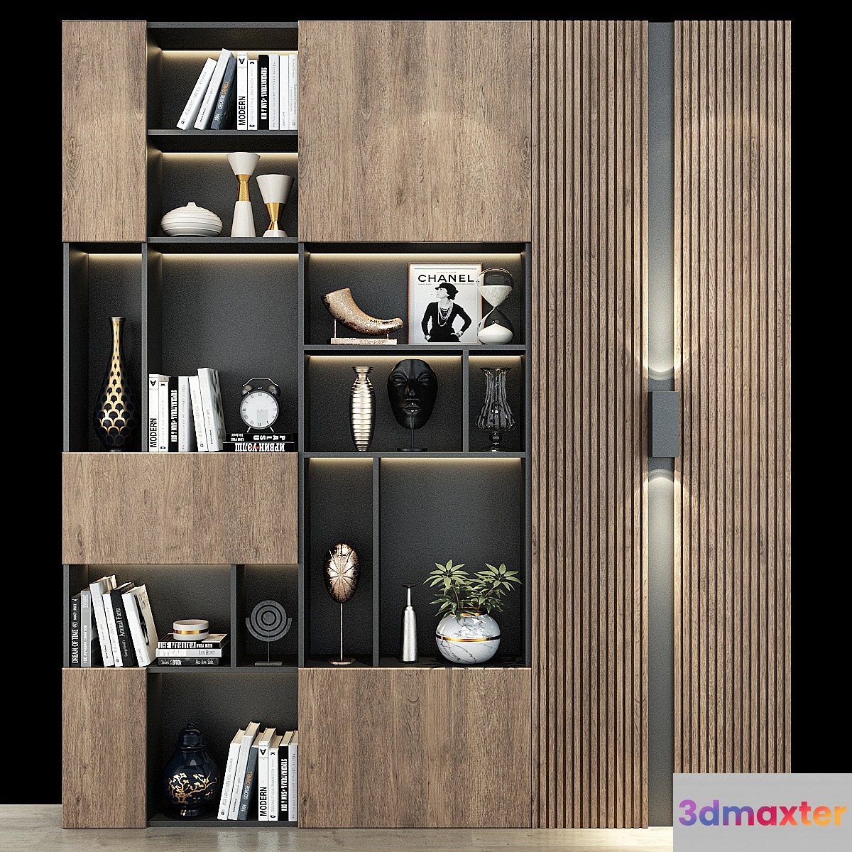 Furniture composition set k01 3D Max