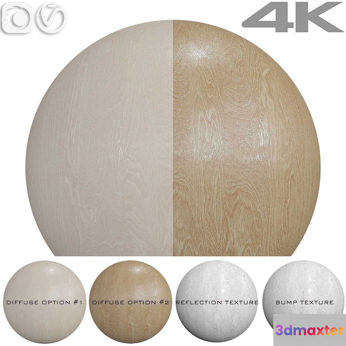 Seamless texture - Birch - No.2