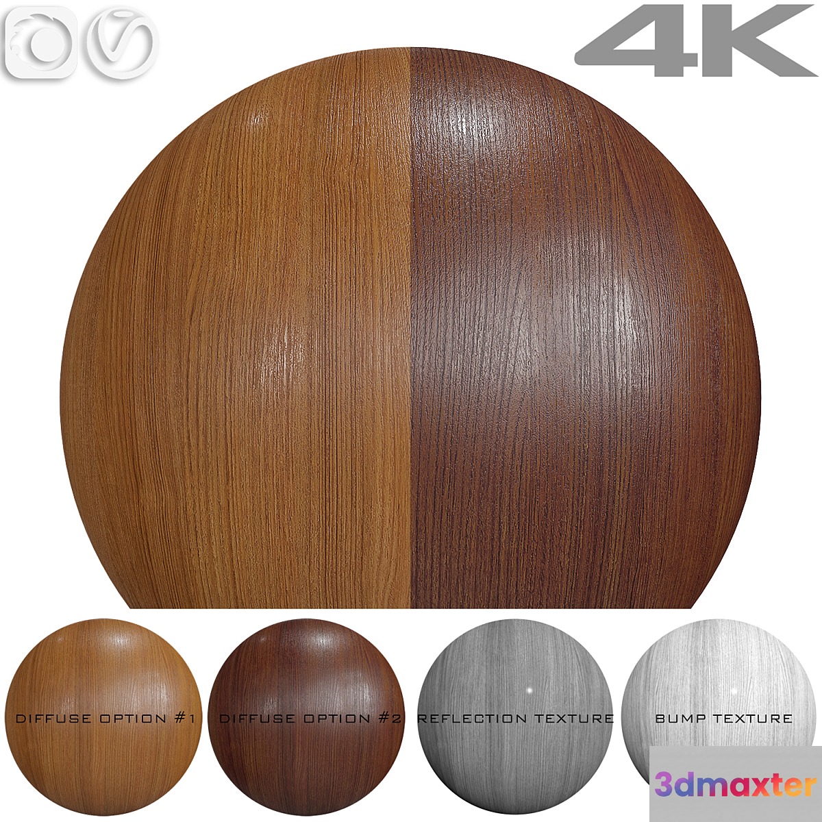 Seamless texture - Teak - No.2