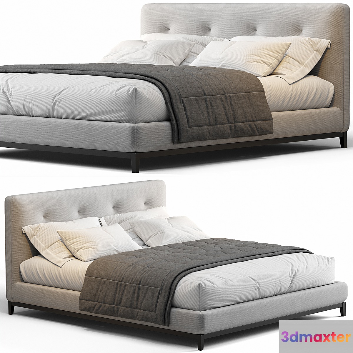 Andersen Leather Bed Quilt By Minotti - No.2