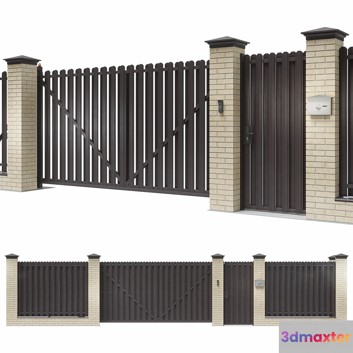 Fence for a private house