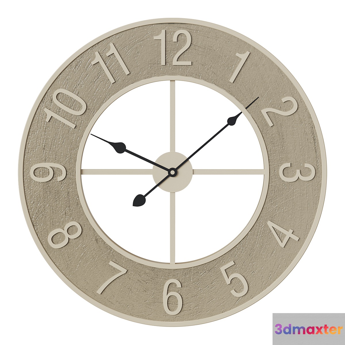 Rustic Aura wall clock - No.2