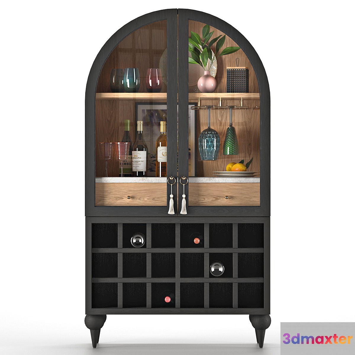 Anthropologie Fern Bar Cabinet 3D Max