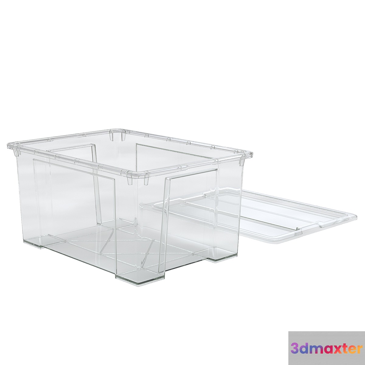 Samla box ikea clear 3D Max