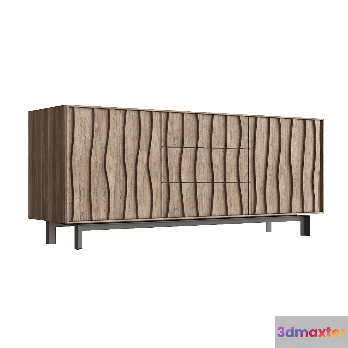 Porada Masai three-door sideboard chest - No.2