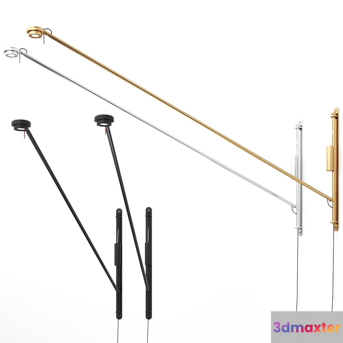 FIFTY-FIFTY Wall lamp by Hay