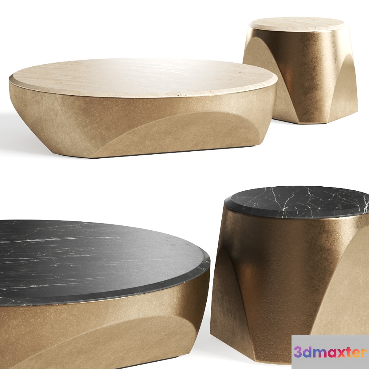Roberto Cavalli Jipe Coffee Tables - No.4