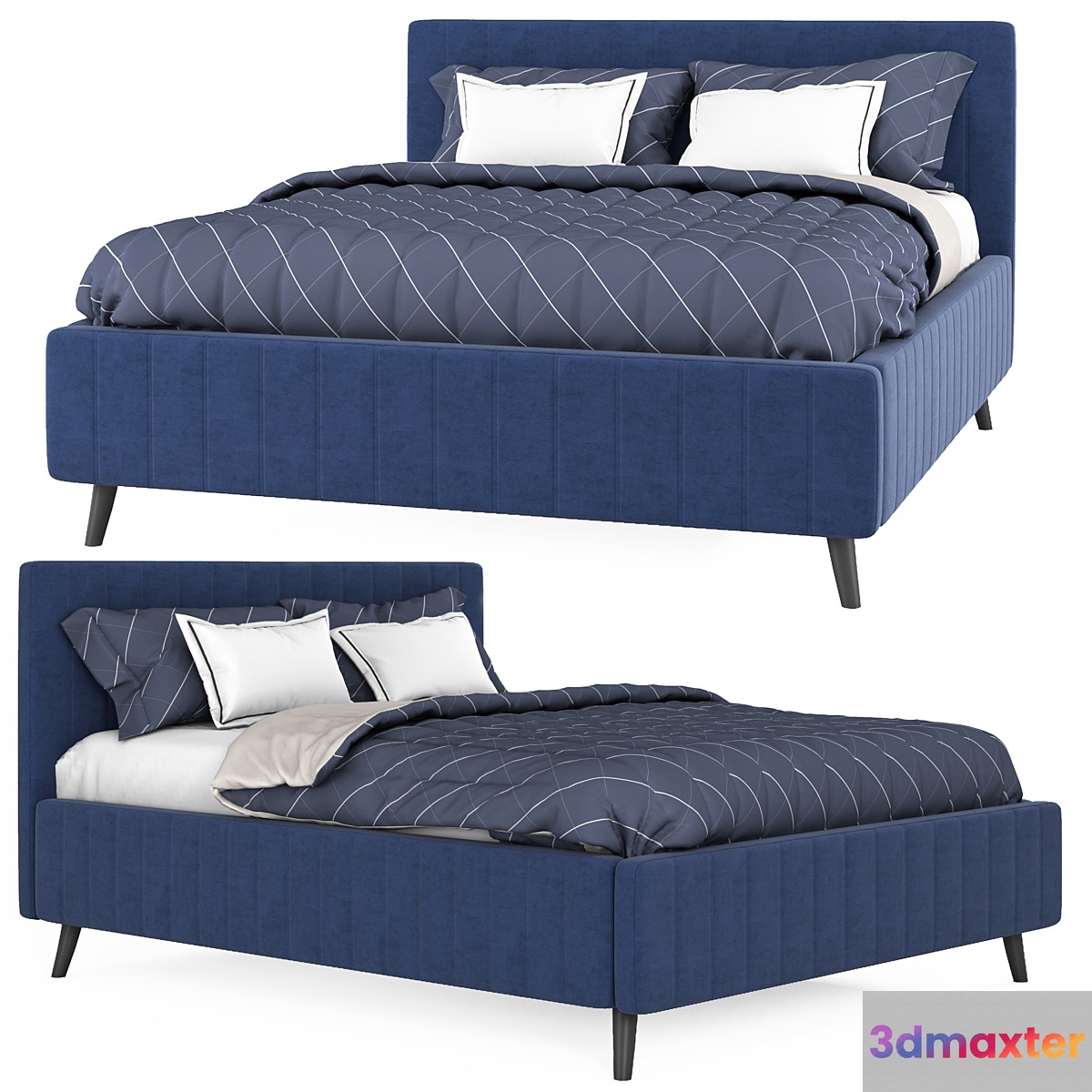 Bed Markful 3D Max