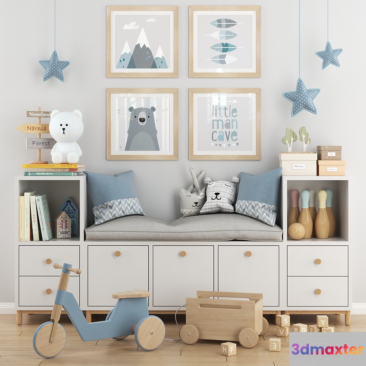 Childroom Decor-06 3D Max