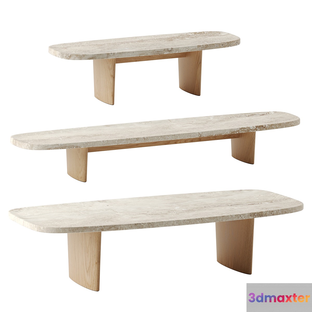 Materia coffee tables by ClassiCon 3D Max