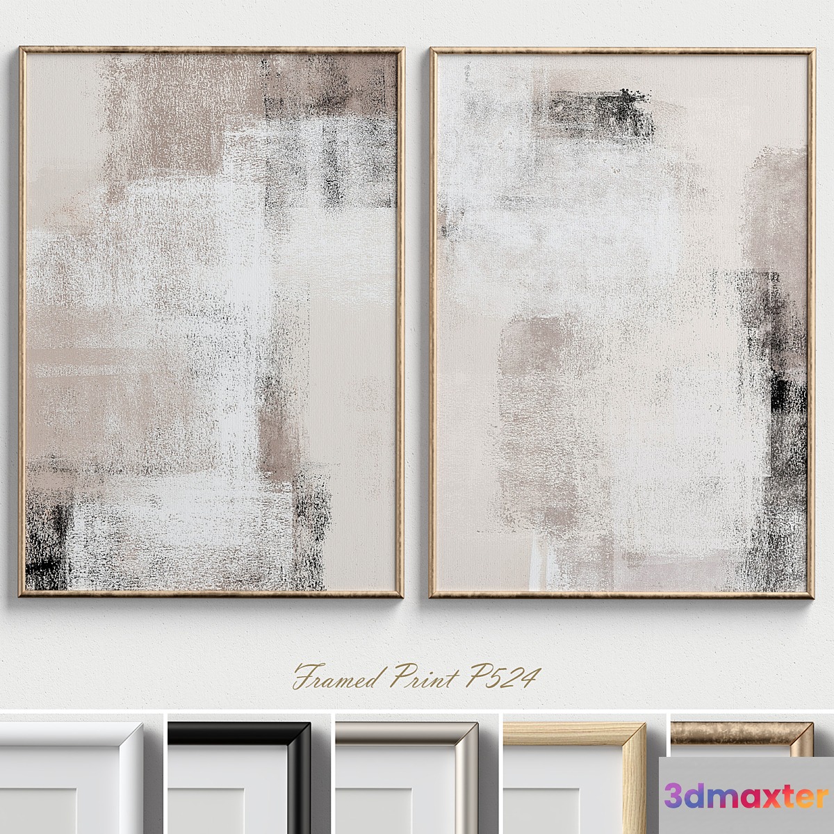 Framed Print P-524 3D Max