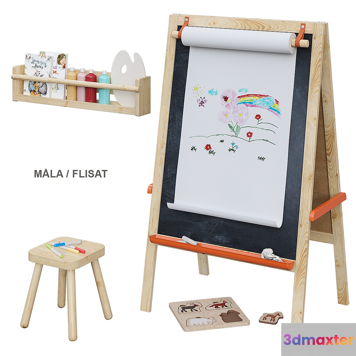 MÅLA _ FLISAT IKEA Easel - No.2