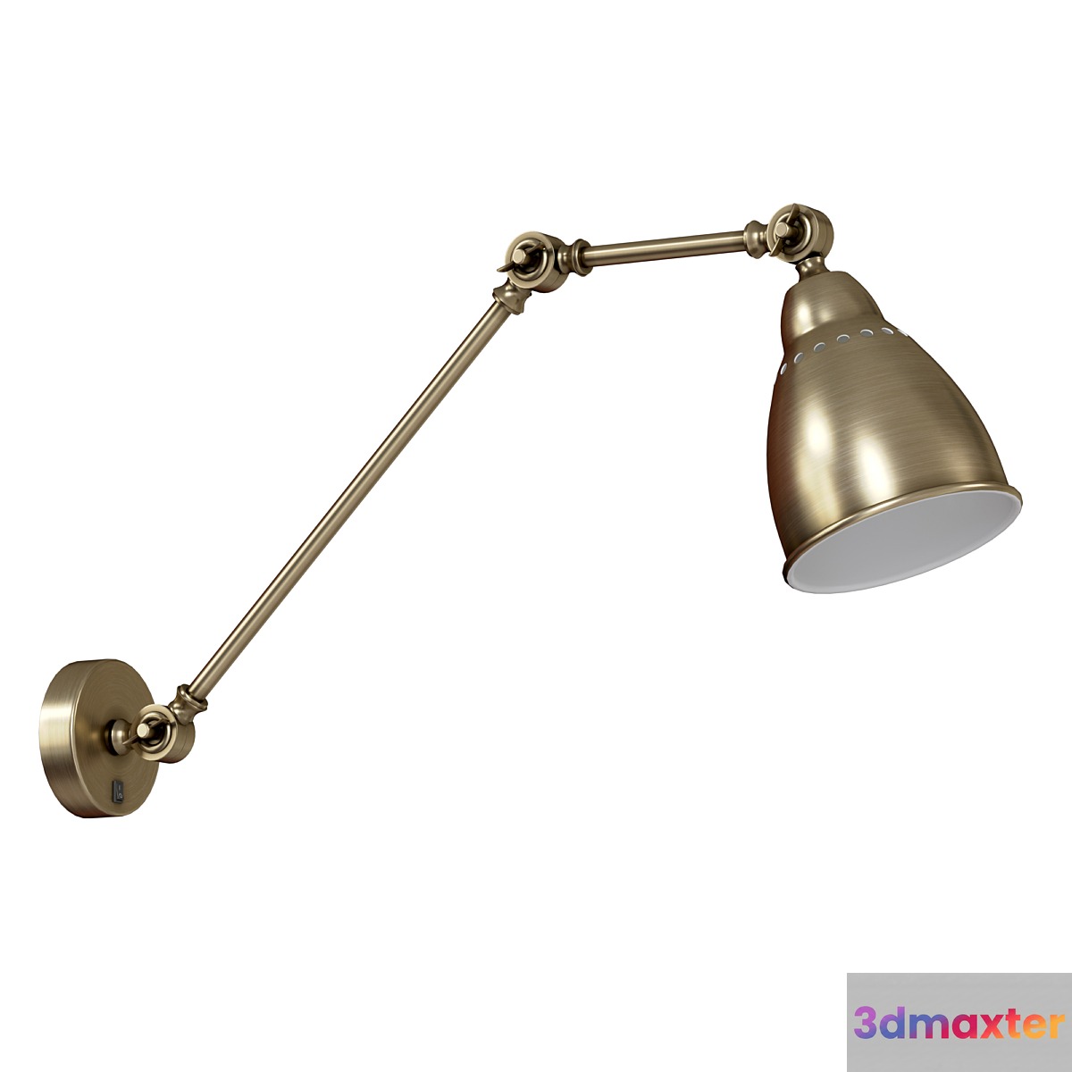Wall lamp with switch A2055AP-1AB 1BK 1GY 1SS 1WH - No.2