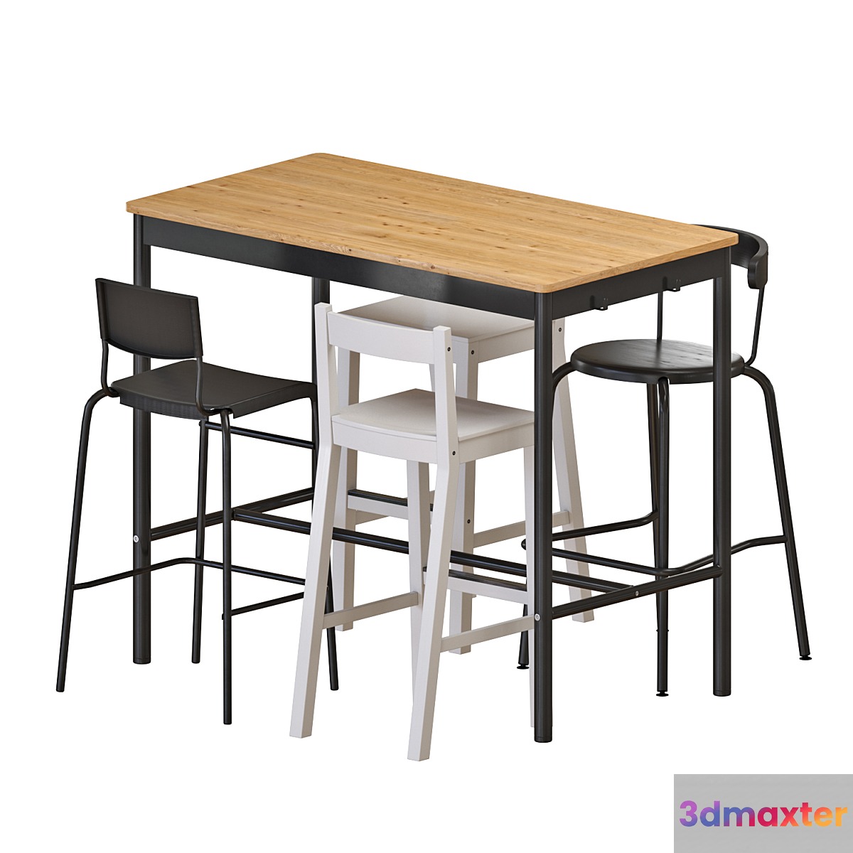 IKEA TOMMARYD Table and Stools