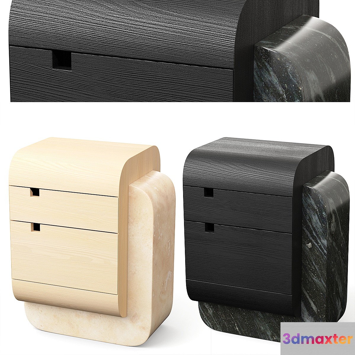 Faros by Charles Kalpakian bedside table 3D Max
