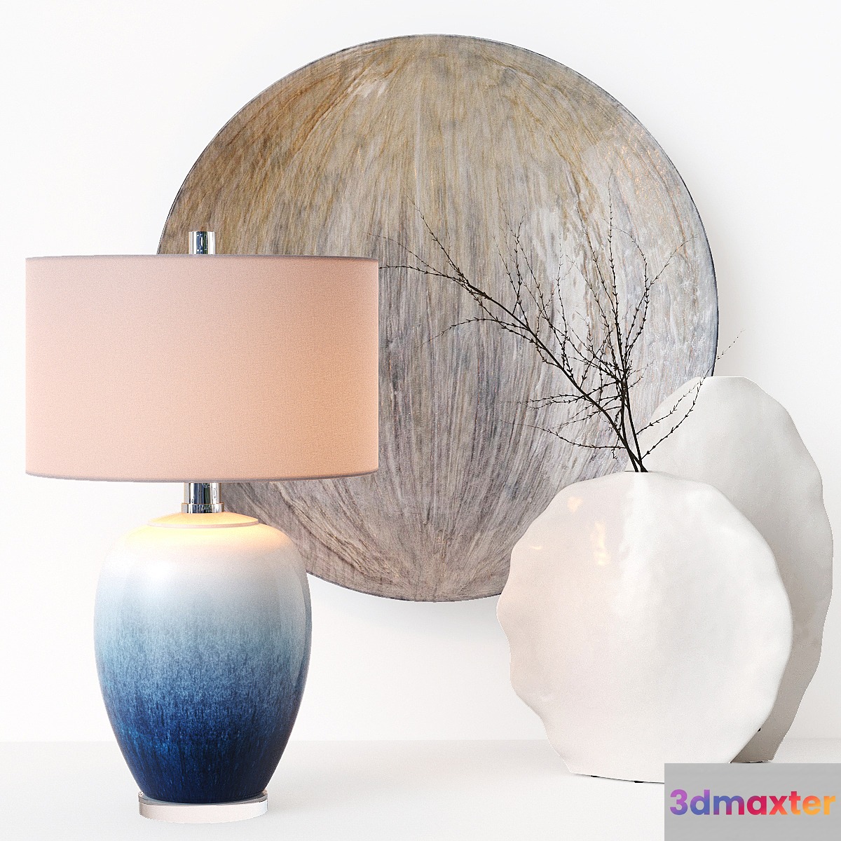 Uttermost Blue Waters set - No.2 3D Max