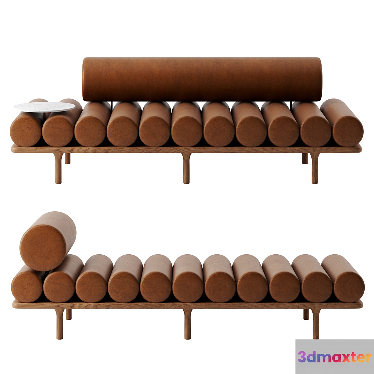 Five to Nine daybed by Tacchini 3D Max