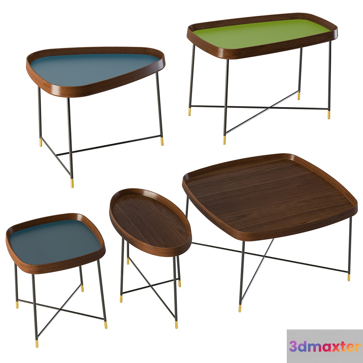 Fritz Side Table 3D Max