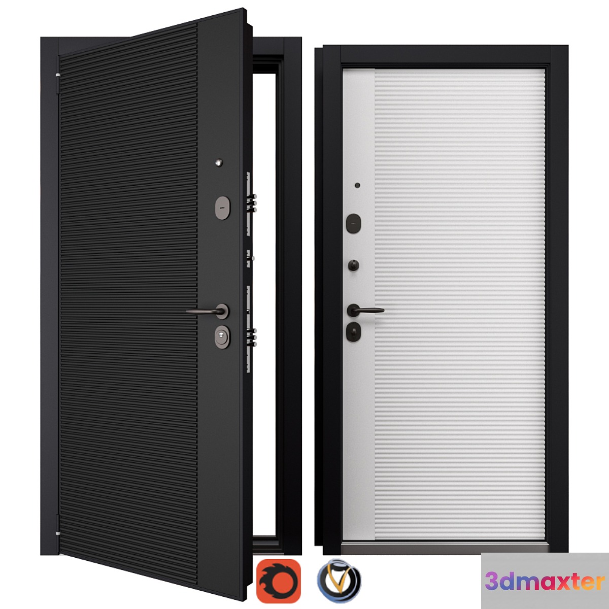 Entrance metal door Newest NT 4 (Holz)