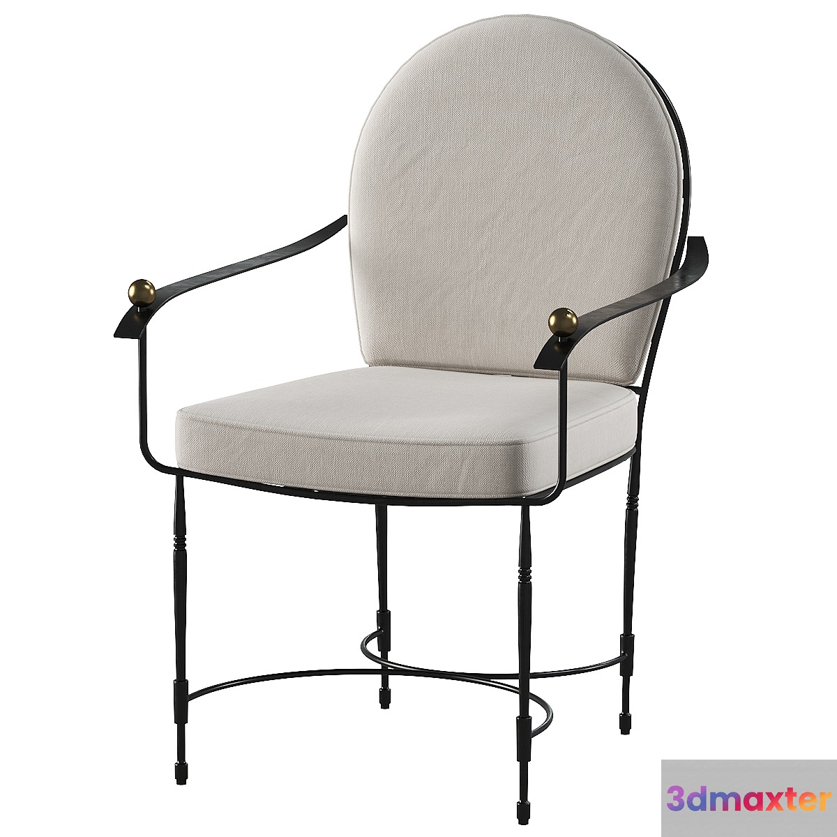 AMALFI ROUND BACK ARMCHAIR